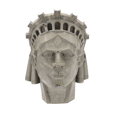 Lot #329: SPACEBALLS (1987) - Screen-matched Close-up Mega Maid Model Miniature Face
