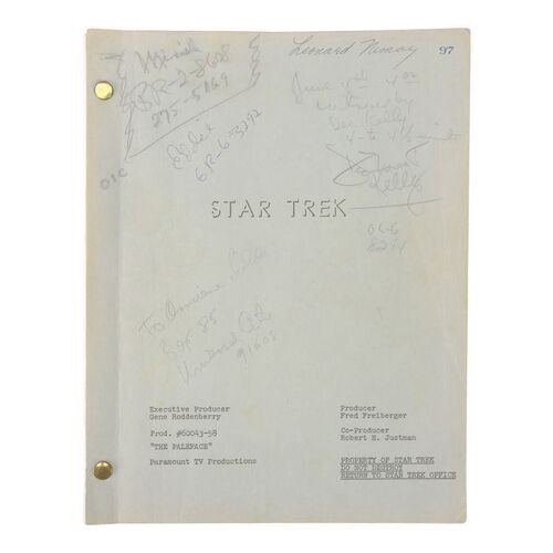Lot #335: STAR TREK: THE ORIGINAL SERIES (1966-1969) - Leonard Nimoy's Personal Annotated Bound "The Paradise Syndrome" Final Draft Script