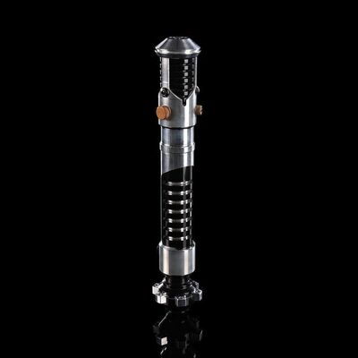 Lot #344: STAR WARS: REVENGE OF THE SITH (2005) - Nick Gillard Collection: Obi-Wan Kenobi's (Ewan McGregor) Hero Domed-emitter Lightsaber Hilt