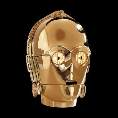 Lot #347: STAR WARS: A NEW HOPE (1977) - Anthony Daniels Collection: Screen-matched Light-up C-3PO (Anthony Daniels) Head