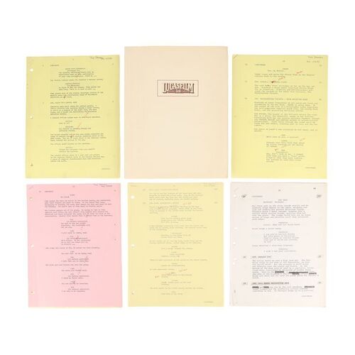 Lot #354: STAR WARS: RETURN OF THE JEDI (1983) - Anthony Daniels Collection: Anthony Daniels' Hand-annotated and Highlighted Third Draft Script and Script Revision Pages