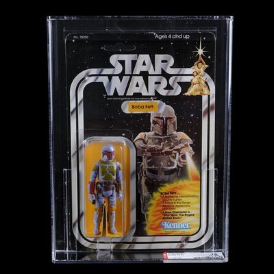 Lot #385: STAR WARS: A NEW HOPE (1977) - Boba Fett SW21B AFA 75 Action Figure