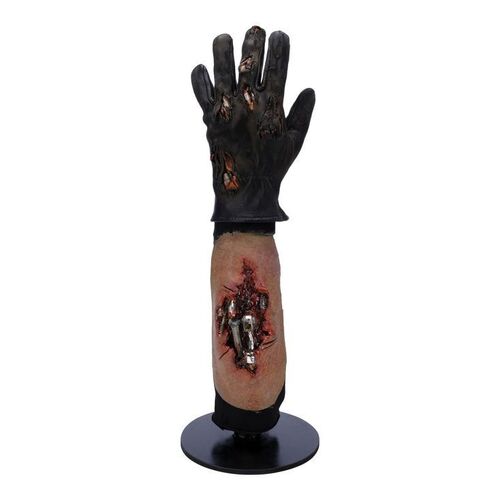 Lot #419: TERMINATOR 3: RISE OF THE MACHINES (2003) - The Terminator's (Arnold Schwarzenegger) Forearm Prosthetic and Glove