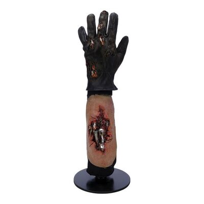 Lot #419: TERMINATOR 3: RISE OF THE MACHINES (2003) - The Terminator's (Arnold Schwarzenegger) Forearm Prosthetic and Glove