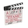 Lot #423: TITANIC (1997) - James Cameron, Leonardo DiCaprio, Kate Winslet and Billy Zane Autographed Production Clapperboard