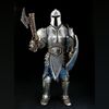 Lot #435: WARCRAFT (2016) - Alliance Foot Soldier Armour with Sword, Shield, and Hand Cannon