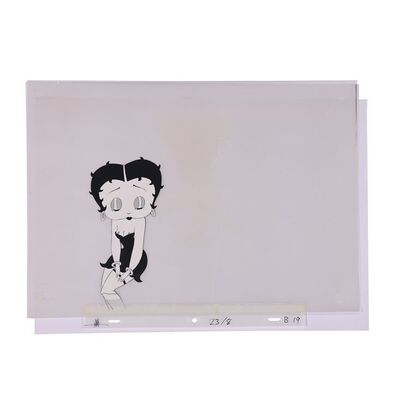 Lot #438: WHO FRAMED ROGER RABBIT (1988) - Betty Boop Wardrobe Malfunction Animation Cel