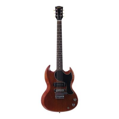 Lot #450: AC/DC - Angus Young-played "Stiff Upper Lip" Promo Gibson SG Junior Guitar
