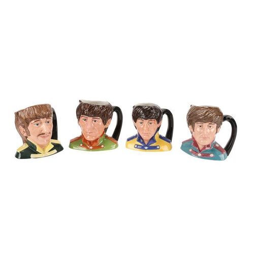 Lot #477: BEATLES, THE - Set of Four Royal Doulton Character Jugs