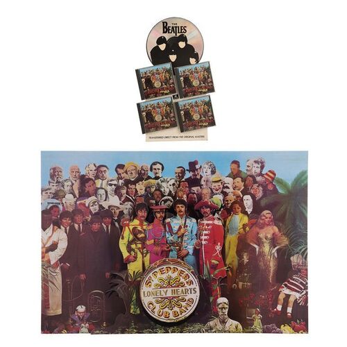 Lot #480: BEATLES, THE - Sgt. Pepper's Lonely Hearts Club Band CD Store Display