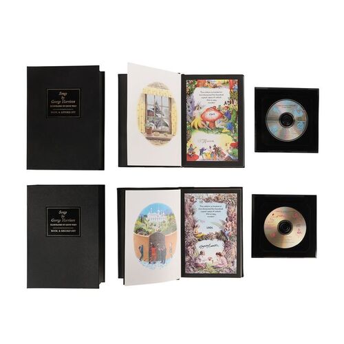Lot #486: GEORGE HARRISON - Autographed Limited Edition Songs by George Harrison Volumes One and Two Book and CD Sets