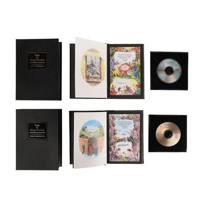 Lot #486: GEORGE HARRISON - Autographed Limited Edition Songs by George Harrison Volumes One and Two Book and CD Sets