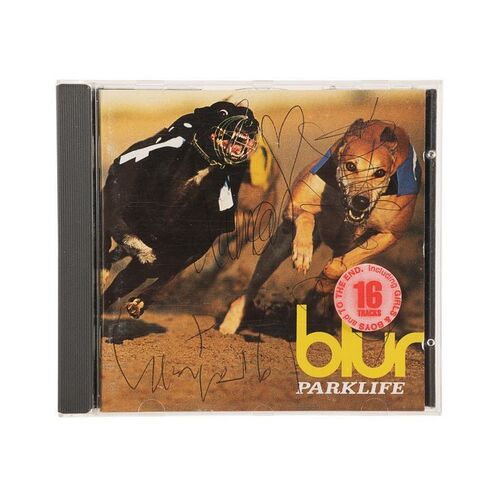 Lot #502: BLUR - Band-autographed Parklife CD