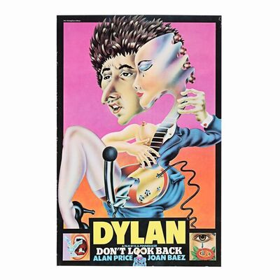 Lot #503: BOB DYLAN (1967) - Don't Look Back Poster