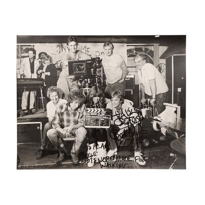Lot #504: HEARTS OF FIRE (1987) - Bob Dylan and Fiona-autographed Photo