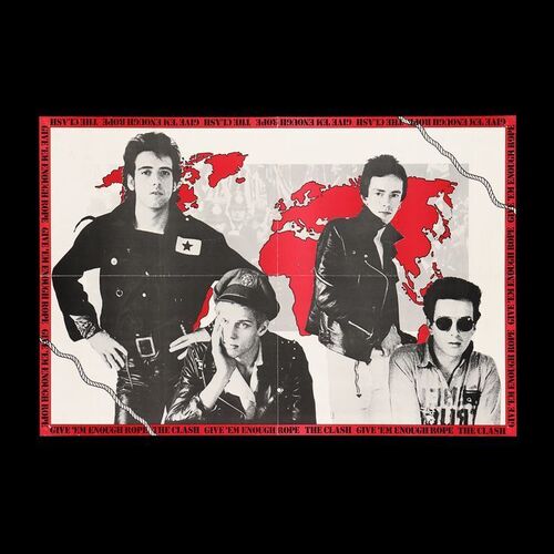 Lot #508: CLASH, THE - Give 'Em Enough Rope Double-sided Tour Poster