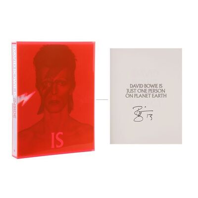 Lot #512: DAVID BOWIE - David Bowie Autographed Collector's Special Edition of David Bowie Is