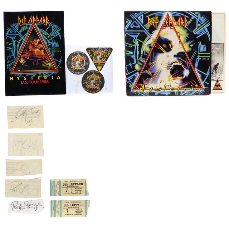 DEF LEPPARD - HYSTERIA / 1987 UK 新品 LP - 洋楽