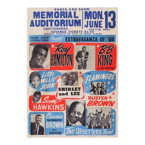 Lot #526: VARIOUS ARTISTS - "Extravaganza of '60" Concert Poster