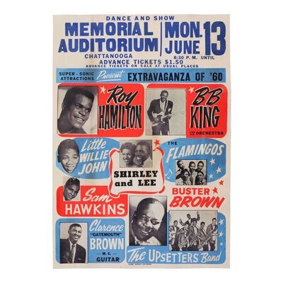 Lot #526: VARIOUS ARTISTS - "Extravaganza of '60" Concert Poster