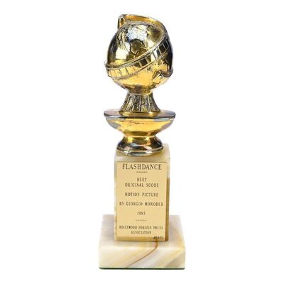 Lot #528: FLASHDANCE (1983) - Giorgio Moroder's 1983 Golden Globe Award for Best Original Score