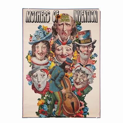 Lot #529: FRANK ZAPPA - Frank Zappa and The Mothers of Invention Tour Poster