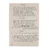 Lot #531: GENESIS - Set of Working Lyrics for "Me And Virgil" Handwritten by Phil Collins