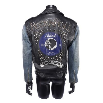 Lot #532: GEORGE MICHAEL - George Michael's "I Knew You Were Waiting (For Me)" Video Screen-matched La Rocka Jacket