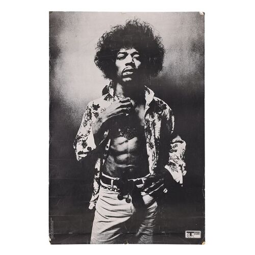 Lot #546: JIMI HENDRIX - Original 1967 Track Records UK Poster