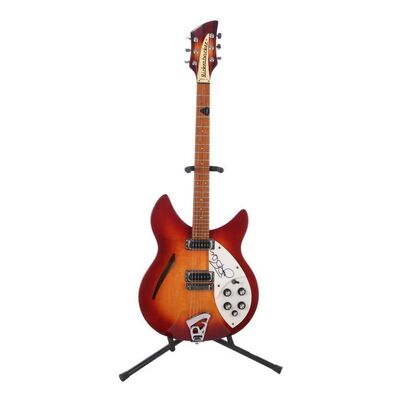 Lot #552: JOHNNY MARR - Johnny Marr Autographed 1992 Rickenbacker 330 Fireglo Guitar