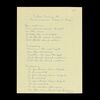 Lot #566: MOTLEY CRUE - "Public Enemy #1" Lyrics Handwritten by Allan Coffman