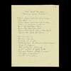 Lot #567: MOTLEY CRUE - "Too Fast For Love" Lyrics Handwritten by Allan Coffman