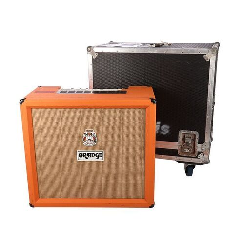 Lot #579: OASIS - Noel Gallagher's Custom Orange NG140 Amplifier