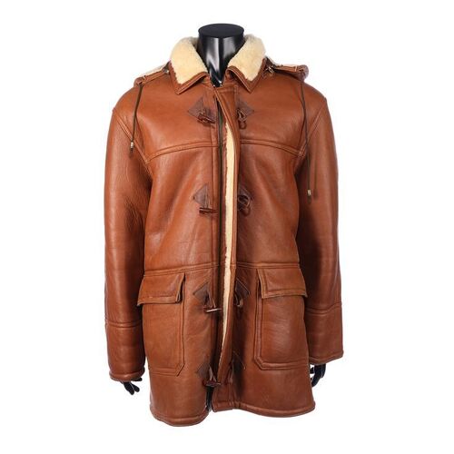 Lot #580: OASIS - Liam Gallagher's Photo-matched 1996 Brit Awards Sheepskin Coat