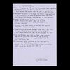 Lot #582: OASIS - "Wonderwall" Lyrics Handwritten by Noel Gallagher