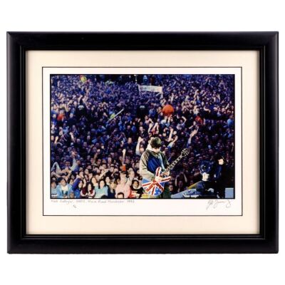 Lot #601: Oasis - Framed Signed Limited-edition Jill Furmanovsky 1996 