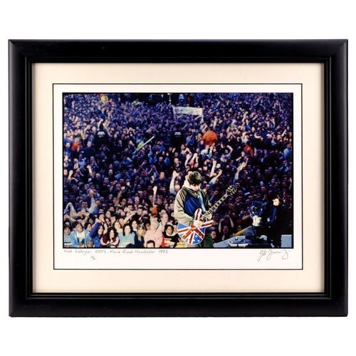 Lot #601: OASIS - Framed Signed Limited-edition Jill Furmanovsky 1996 Photograph