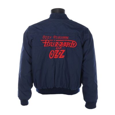 Lot #604: OZZY OSBOURNE - David Tangye Collection: Blizzard of Ozz Tour Jacket