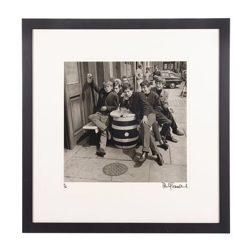Lot #621: THE ROLLING STONES - Framed Signed Limited-edition Philip Townsend Photograph