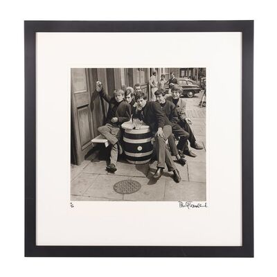 Lot #621: THE ROLLING STONES - Framed Signed Limited-edition Philip Townsend Photograph