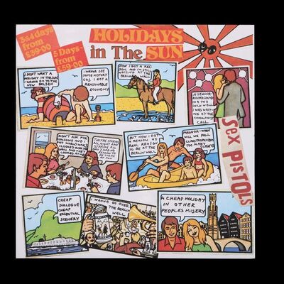 Lot #625: SEX PISTOLS, THE - "Holidays In The Sun" Promotional Poster