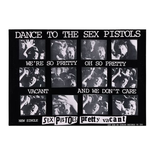 Lot #628: SEX PISTOLS, THE - Pretty Vacant Promotional Poster
