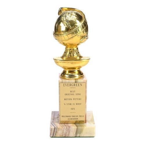 Lot #630: STAR IS BORN, A (1976) - 1976 Golden Globe Award for Best Original Song
