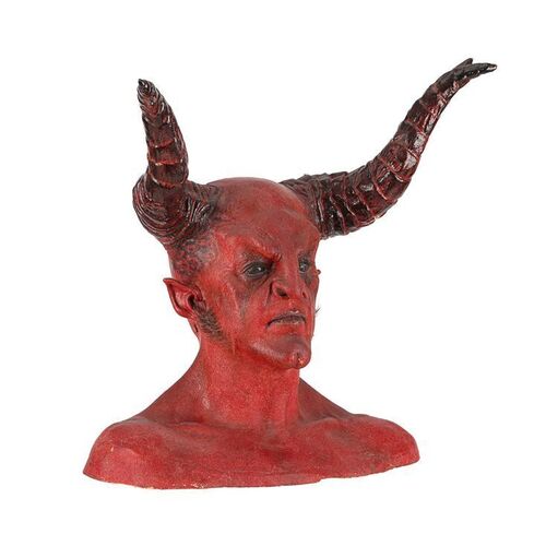 Lot #641: TENACIOUS D IN THE PICK OF DESTINY (2006) - Satan (Dave Grohl) Lifecast Bust and Prosthetics
