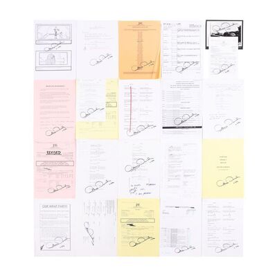 Lot #663: STAR WARS: ATTACK OF THE CLONES (2002) - Anthony Daniels Collection: Collection of Annotated Dialogue Pages, Storyboards, Call Sheets and Additional Production Paperwork Autographed by Anthony Daniels