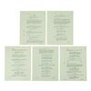 Lot #671: STAR WARS: A NEW HOPE (1977) - Anthony Daniels Collection: Loose Green Revision Script Pages