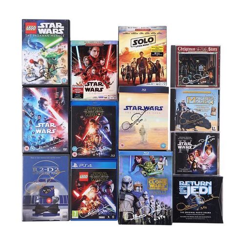 Lot #753: STAR WARS: VARIOUS PRODUCTIONS - Anthony Daniels Collection: Collection of Anthony Daniels-autographed Star Wars Media