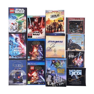 Lot #753: STAR WARS: VARIOUS PRODUCTIONS - Anthony Daniels Collection: Collection of Anthony Daniels-autographed Star Wars Media