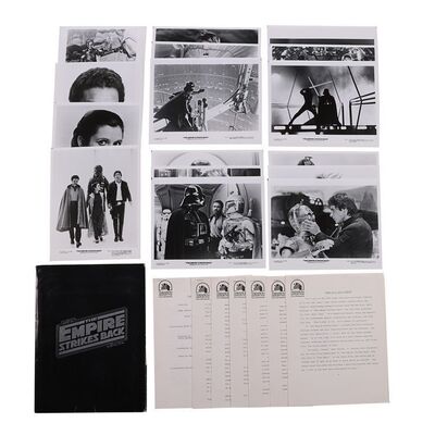 Lot #768: STAR WARS: THE EMPIRE STRIKES BACK (1980) - Anthony Daniels Collection: Press Kit with Black-and-white Stills