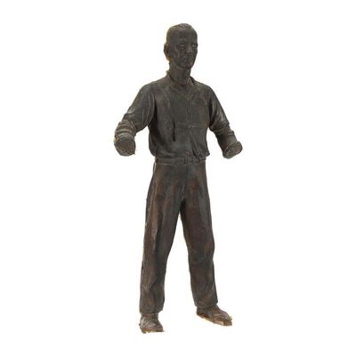 Lot #806: THE AFRICAN QUEEN (1951) - Charlie Allnut (Humphrey Bogart) Unfinished Miniature Figure